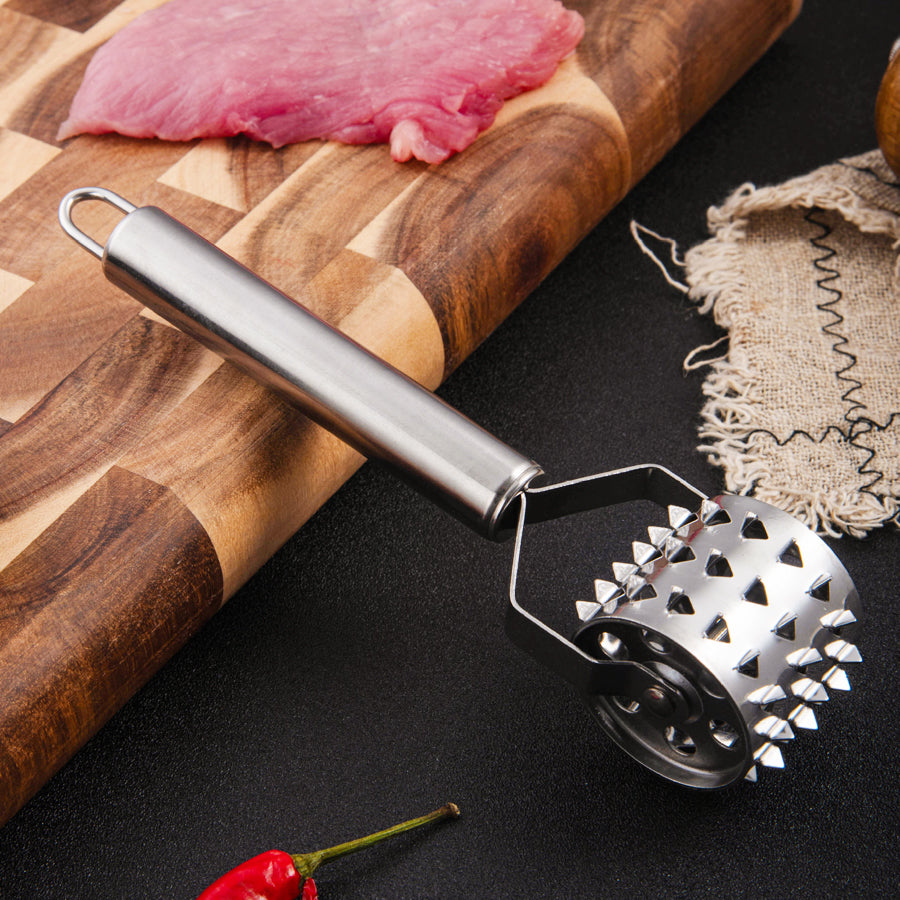 430 Stainless Steel Blade Needles for Steak, Pork & Poultry | Ergonomic Kitchen Tool with Safety Guard & Quick-Clean Design