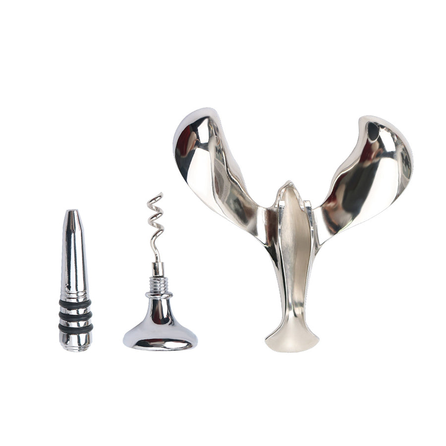 Stainless Steel Eagle Bottle Opener – Multi-Functional Zinc Alloy Tool for Beer & Wine
