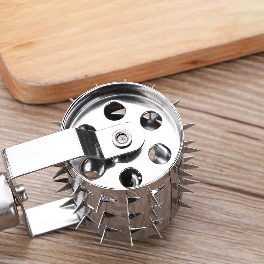 430 Stainless Steel Blade Needles for Steak, Pork & Poultry | Ergonomic Kitchen Tool with Safety Guard & Quick-Clean Design