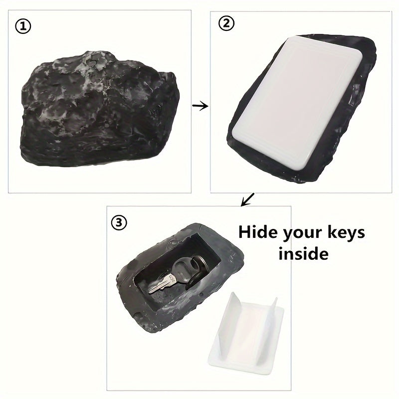 1pc Creative Rock Key Hider - Perfect for Outdoor Use, No Battery Needed, Ideal Gift Idea