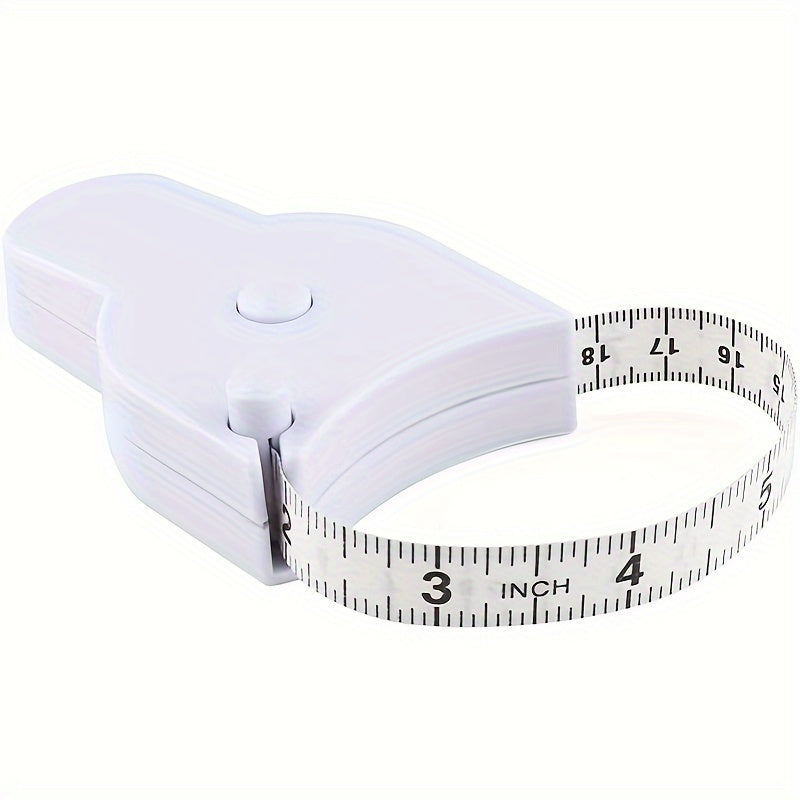 1pc Soft Leather Y-Shaped Auto-Retract Tape Measure - Precision Tailoring, Sewing & Craft Tool,, Flexible Measuring Tape for Body, Clothing & Crafts
