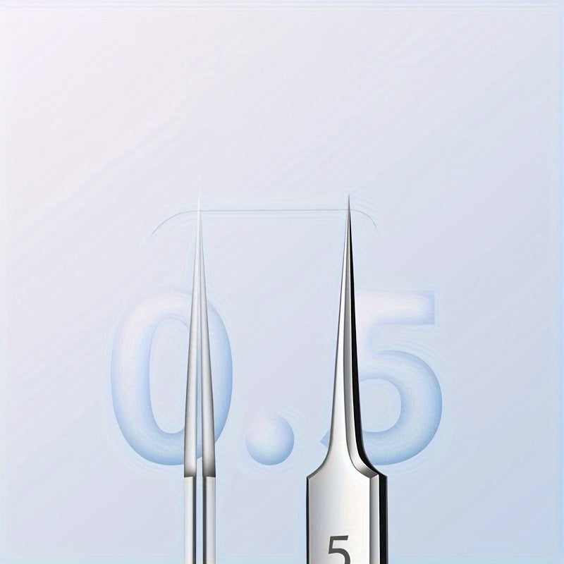 8pcs Blackhead & Acne Removal Tool Set - Stainless Steel Pimple Popper Kit for All Skin Types, Fragrance-Free, Beauty Tools, Acne Needle