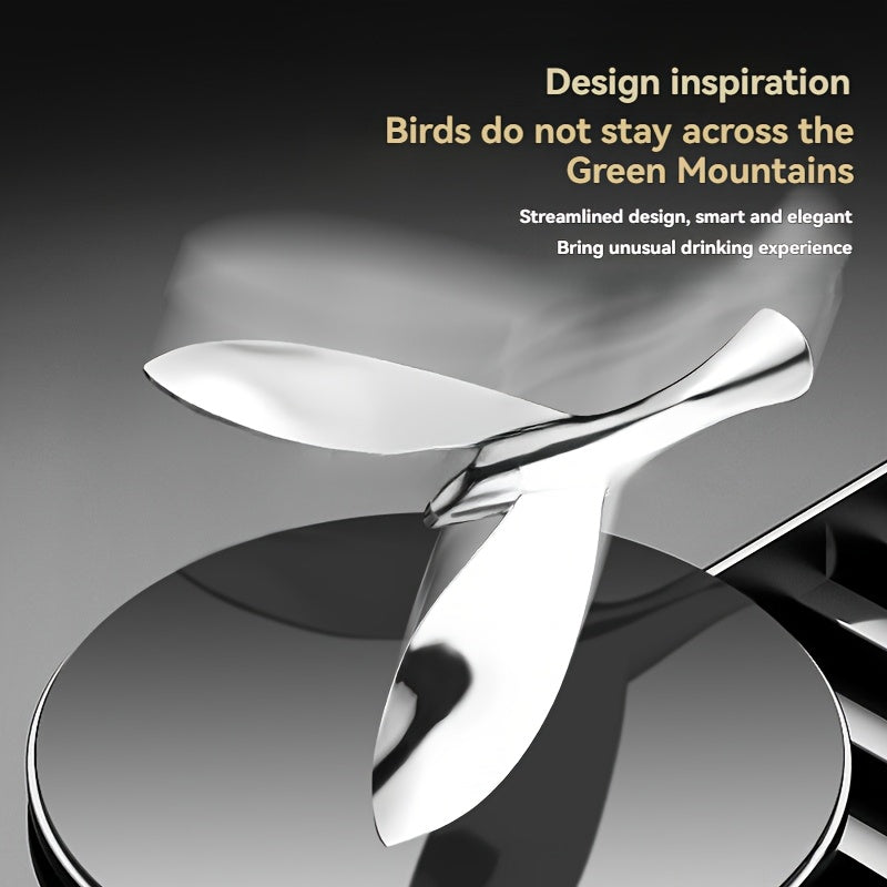 Sleek Stainless Steel Eagle Bottle Opener - Unique Winged Design, Smooth Leverage Action, Manual Beer Opener for Home and Kitchen Use