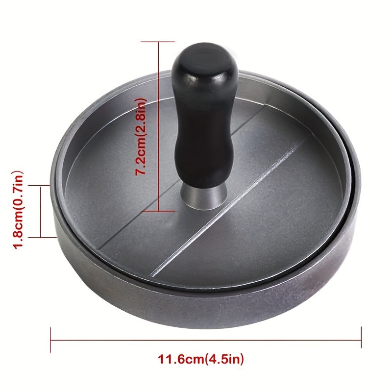 1Pc, Burger Press 100 Patty Papers, Aluminum Non-Stick Hamburger Patty Maker Mold, For Beef Veggie Burger Bbq Barbecue Grill Bpa Free Dishwasher Safe, Kitchen Utensils, Kitchen Gadgets, Useful Tool, Apartment Essentials, Kitchen Accessories