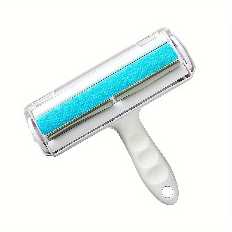 Effective Self-Cleaning Pet Hair Remover Roller - Lint Roller for Dog & Cat Hair Removal from Furniture, Carpets, Bedding, Clothing and More - Blue, Red