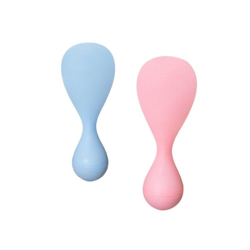 1pc Easy-Clean Non-Stick Rice Spoon - Durable, High-Temperature Resistant, Thick Design in Blue/Pink/White - Perfect for Home Kitchen Use