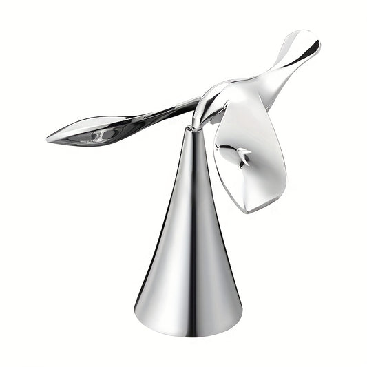 Sleek Stainless Steel Eagle Bottle Opener - Unique Winged Design, Smooth Leverage Action, Manual Beer Opener for Home and Kitchen Use