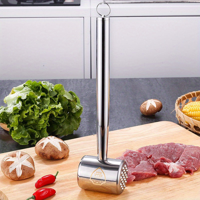 316 Stainless Steel Meat Hammer, Double-Sided Tender Meat Hammer, Household Meat Hammer, Steak Hammer